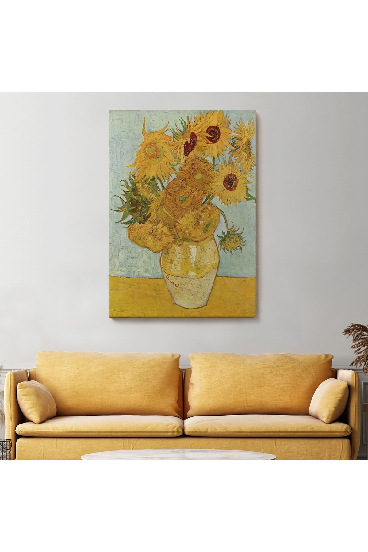 Vincent Van Gogh Ayçiçekleri İsimli Eseri Kanvas Tablo-5133