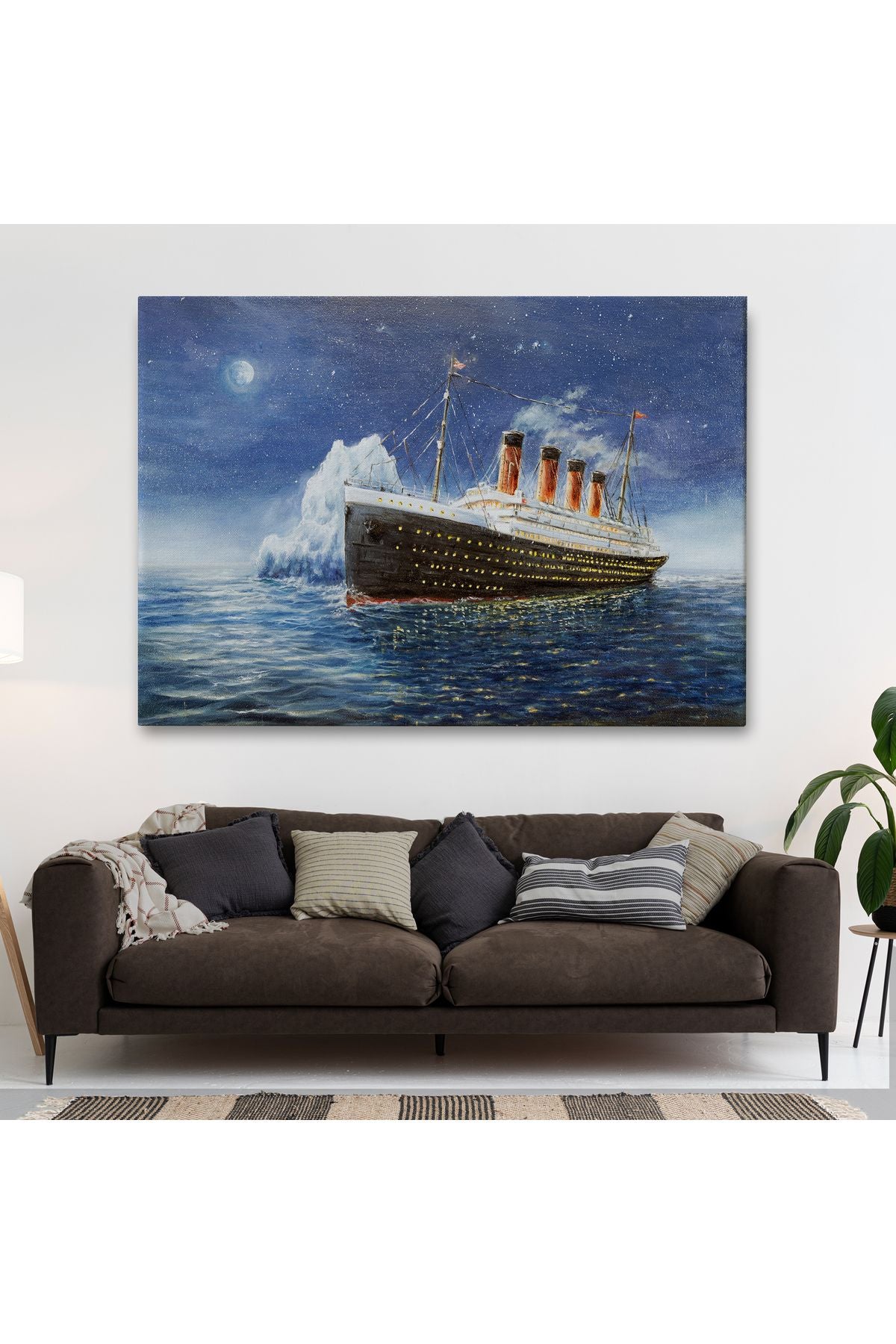 Titanik Gece Manzarası Duvar Tablosu-1238