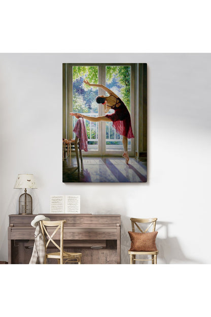 Bale Yapan Dansçı Kadın Duvar Tablosu-6428