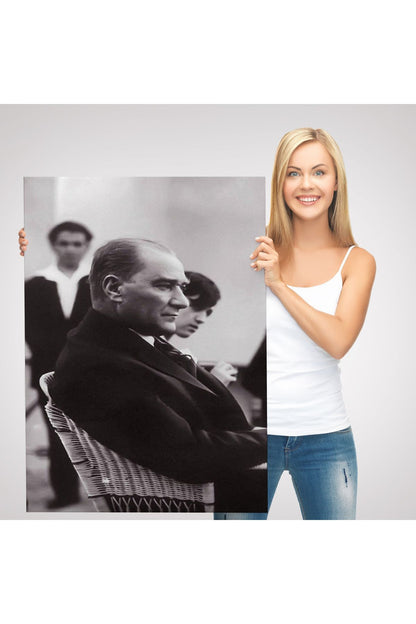 DB İskembe'de Oturan Mustafa Kemal Atatürk Tablosu-6315
