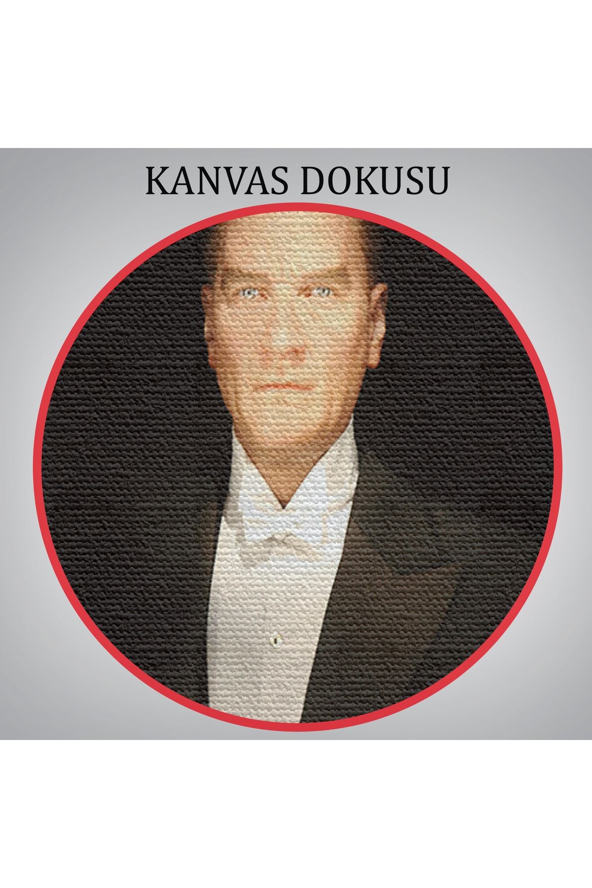 Beni Görmek Demek, Mutlaka Yüzümü Görmek Demek Değilidir Yazılı Atatürk Tablosu-5075