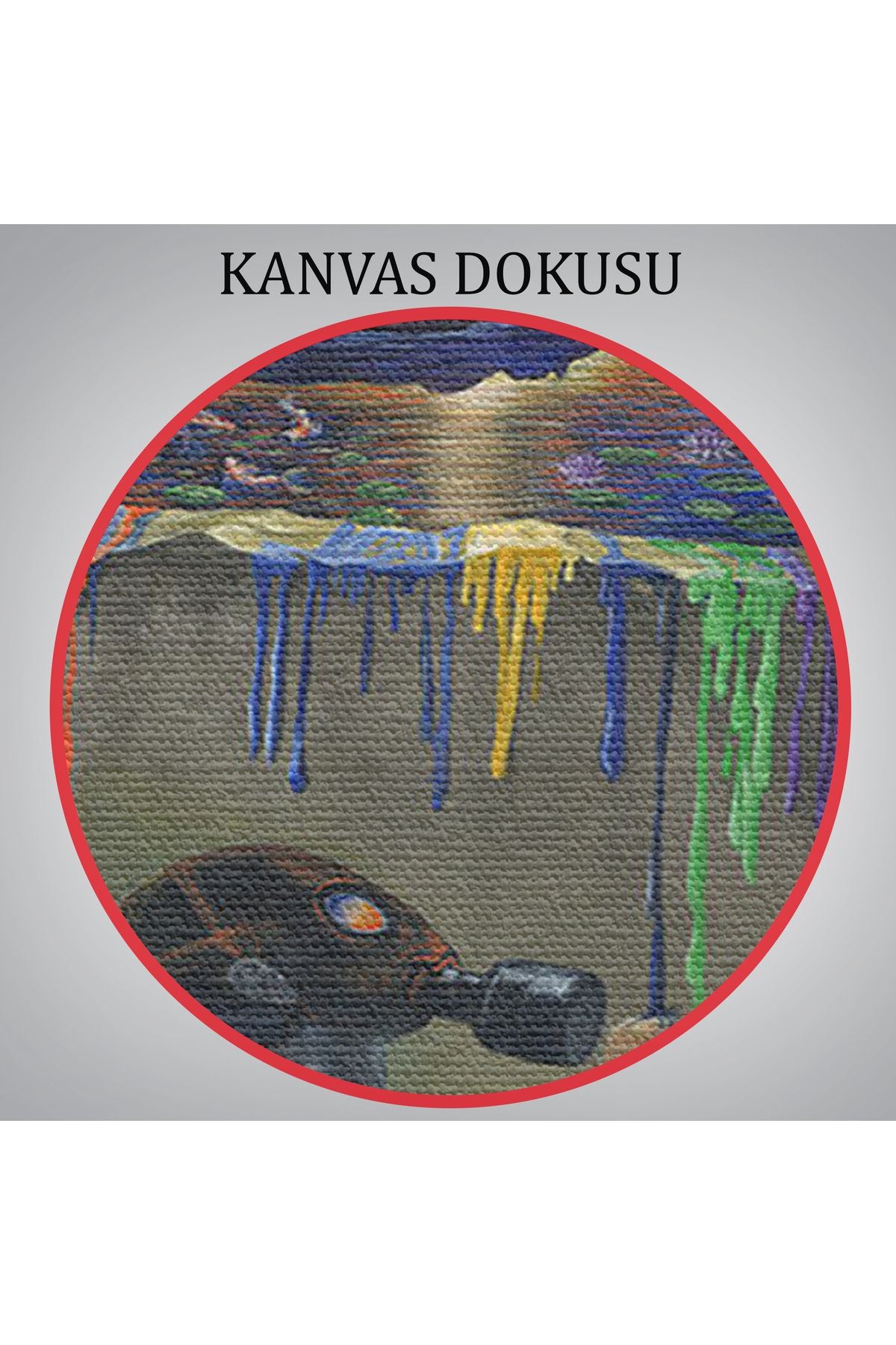 Sürreal Renkler Senfonisi Tablosu-6640