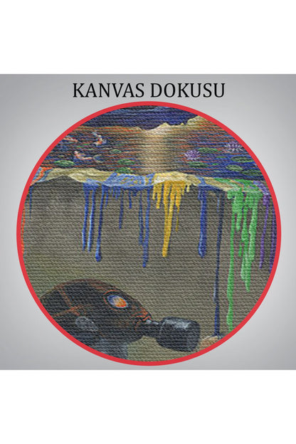 Sürreal Renkler Senfonisi Tablosu-6640