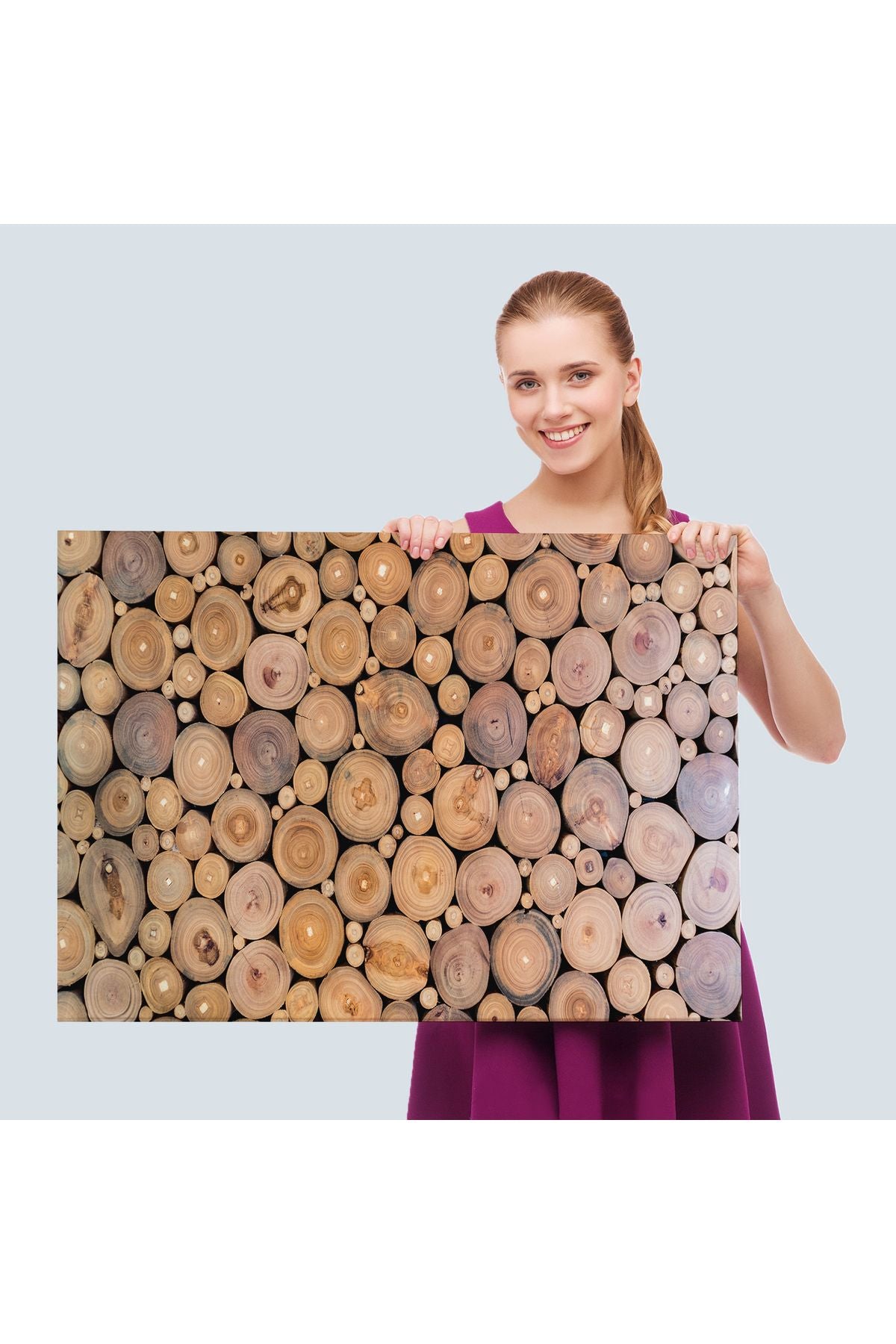 Odun Kütükler Kanvas Tablo-5078