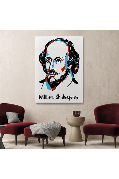 William Shakespeare Dekoratif Kanvas Tablo-5968