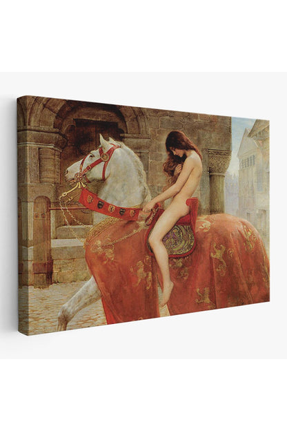 Lady Godiva'in John Collier Duvar Tablosu-6647