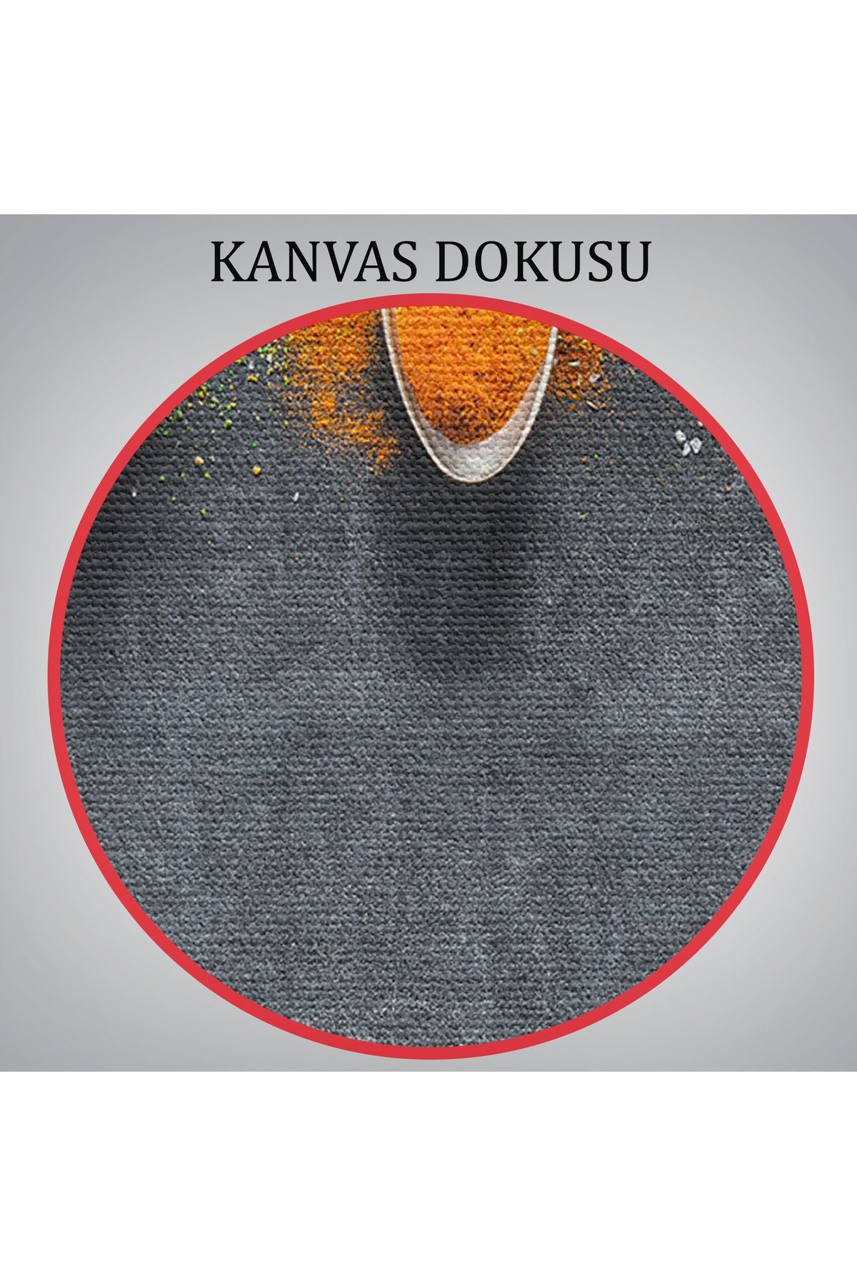 YB HG Mutfak Masasın da  Baharatlar Dekoratif Kanvas Duvar Tablosu-3517