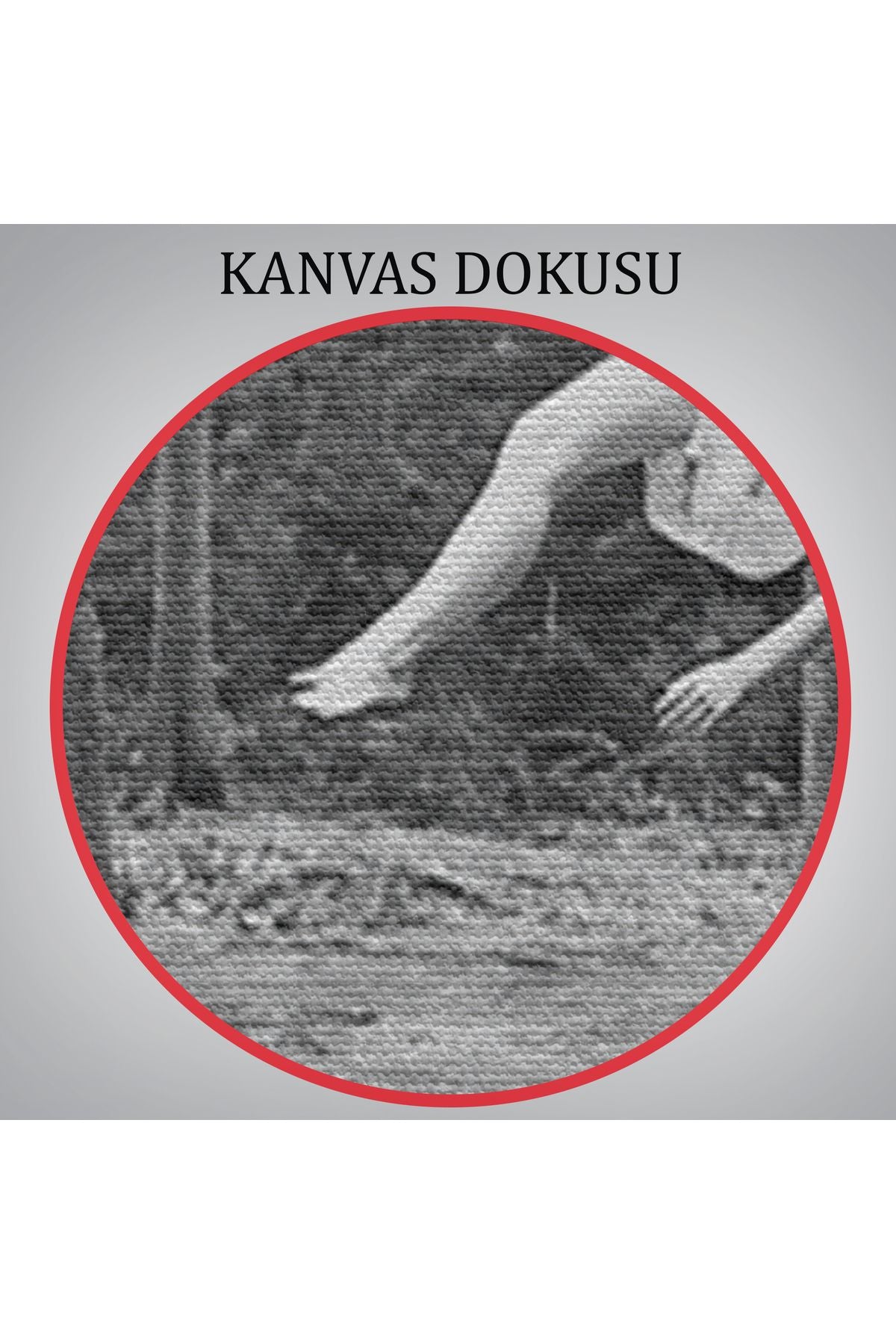 Yerden Yükselen Büyücü Kadın Tablosu-6575