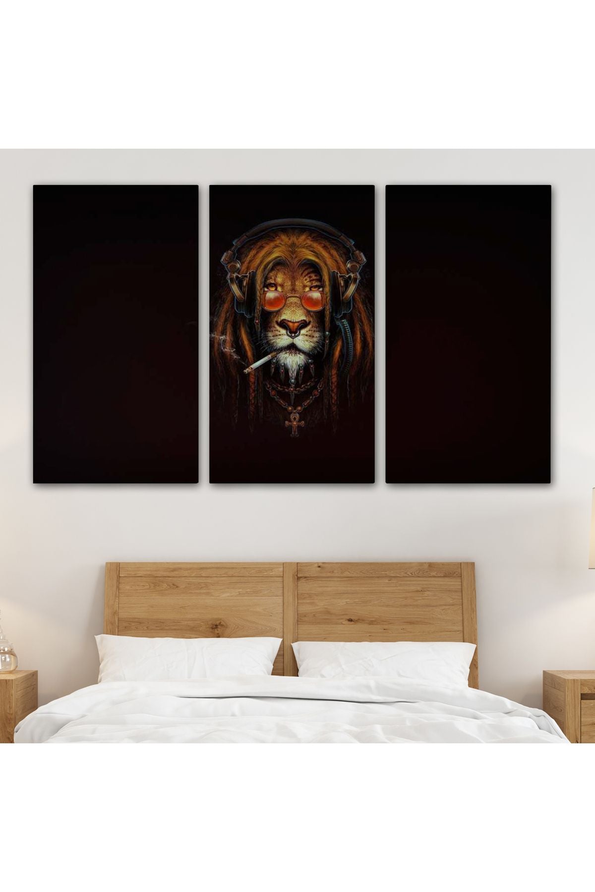 Dekoratif Kanvas Tablo-Amerikan Futbolu Soccer Duvar Tablosu 5391