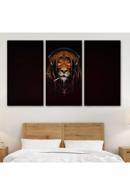 Dekoratif Kanvas Tablo-Amerikan Futbolu Soccer Duvar Tablosu 5391