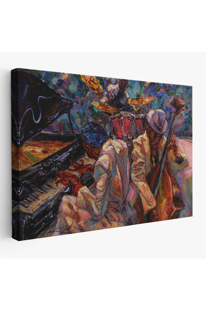 OZ Caz Müzİği Yapan Grup Duvar Tablosu-1216