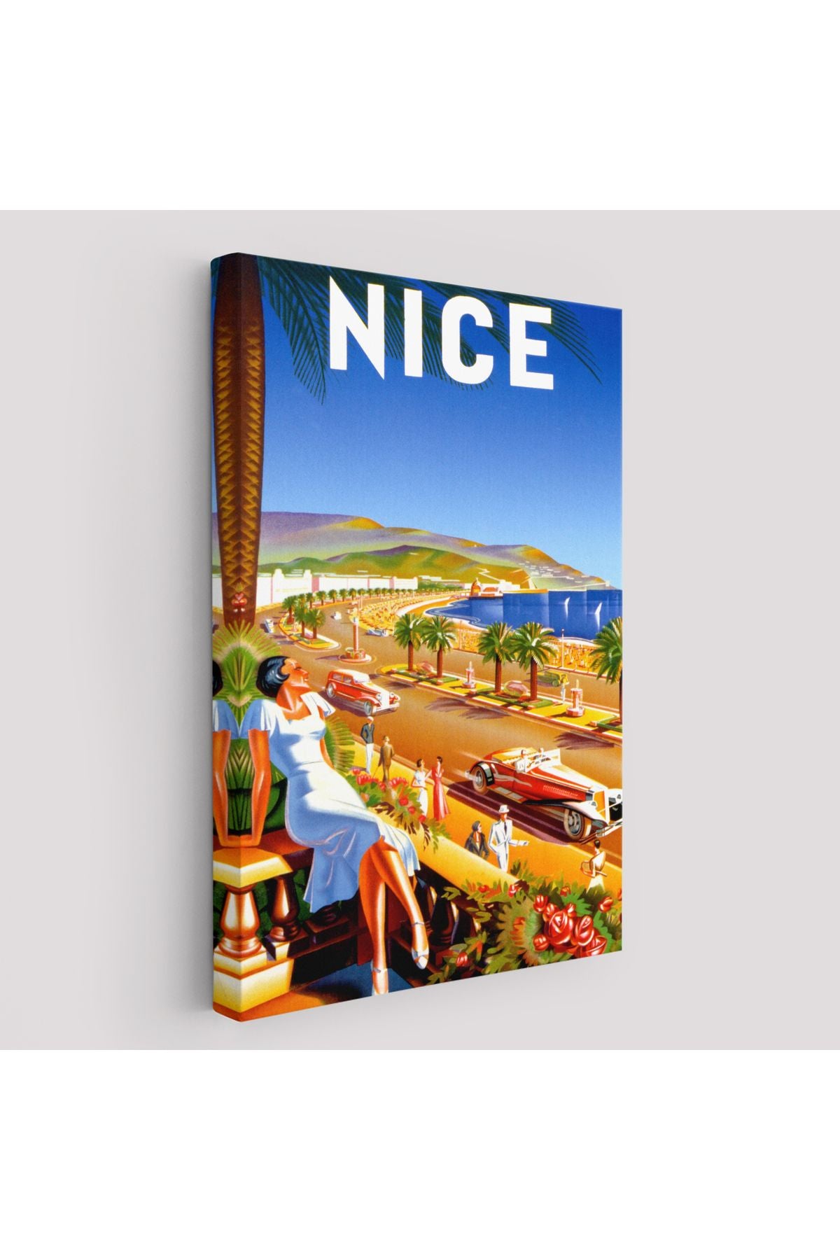 Nice Sahil Yolu Duvar Tablosu-6440