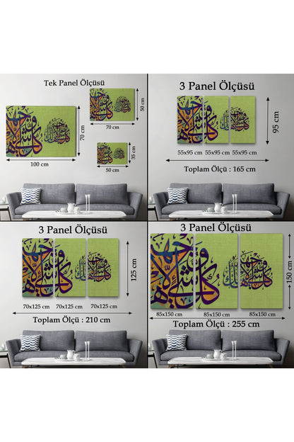 Hüküm Yalnız O'nundur ve O'na Döndürüleceksiniz, Kasas Suresi 88.Ayeti Tablo-3364