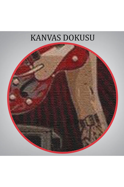 Müzisyen Kadın Dekoratif Duvar Tablosu-6496