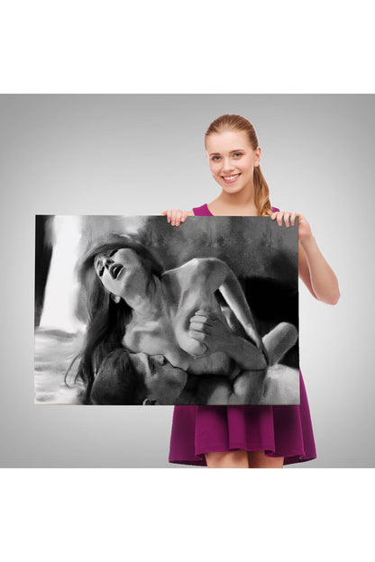 Aşk Çifti Dekoratif Duvar Tablosu-6585