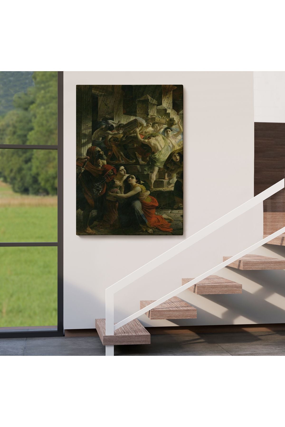 Pompeii'nin Son Günü Karl Pavlovich Bryullov Kanvas Tablo-6362