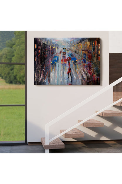 Özel Tasarım, Dekortif  BaskıYağlı Boya Görünümlü Modern Kanvas Duvar Tablosu, Tablo-1197