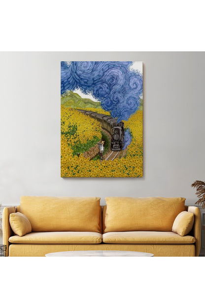 Vincent van Gogh'un Renkli Tasviri Duvar Tablosu-6224