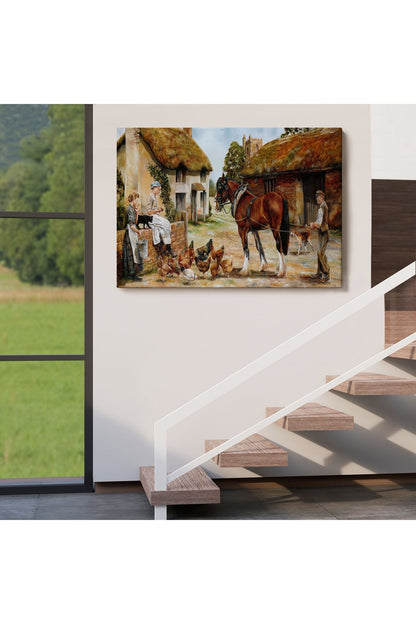 Ortacağ Alman Köyü Duvar Tablosu-6605