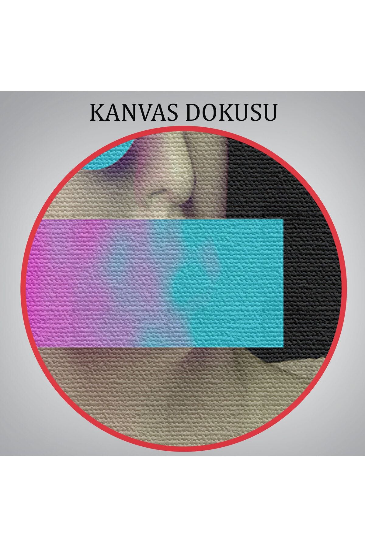 Vaporwave Tarzı Çağdaş Sanat Kanvas Tablo-5100