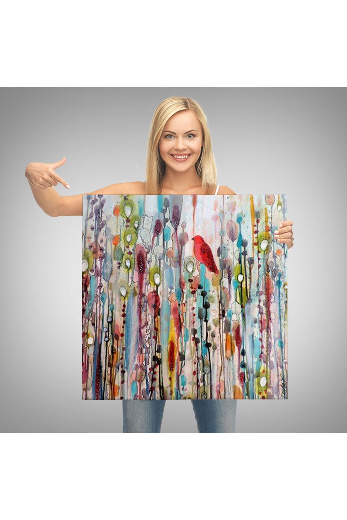 Suluboya Dijital Baskı Kanvas Tablo-5872