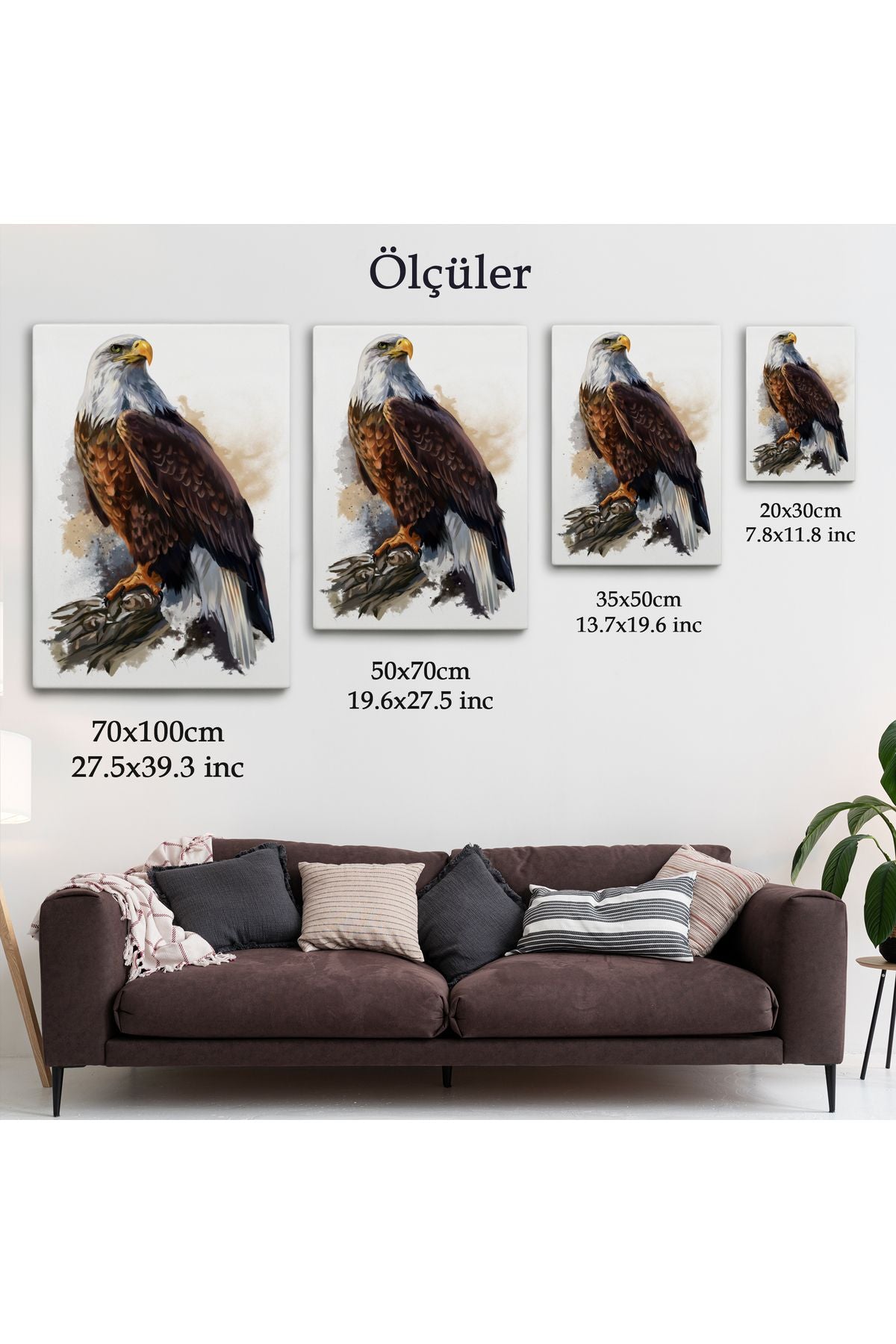 Kartal Dekoratif Kanvas Tablo-5961