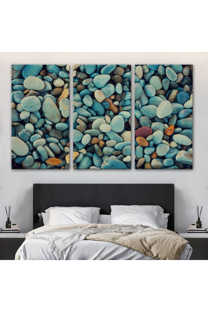 Deniz Taşı Dekoratif Kanvas Duvar Tablosu-3495