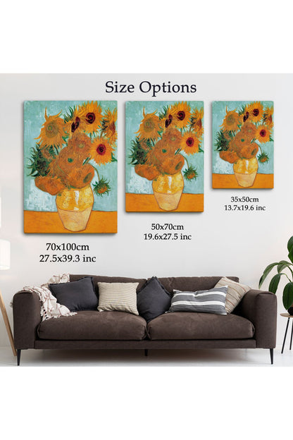 Vincent Van Gogh Ayçiçeği Tablosu-6437