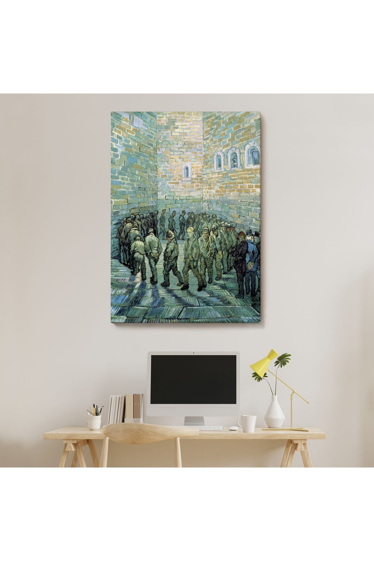 Vincent van Gogh Tutuklular Çemberi Tablosu -6445