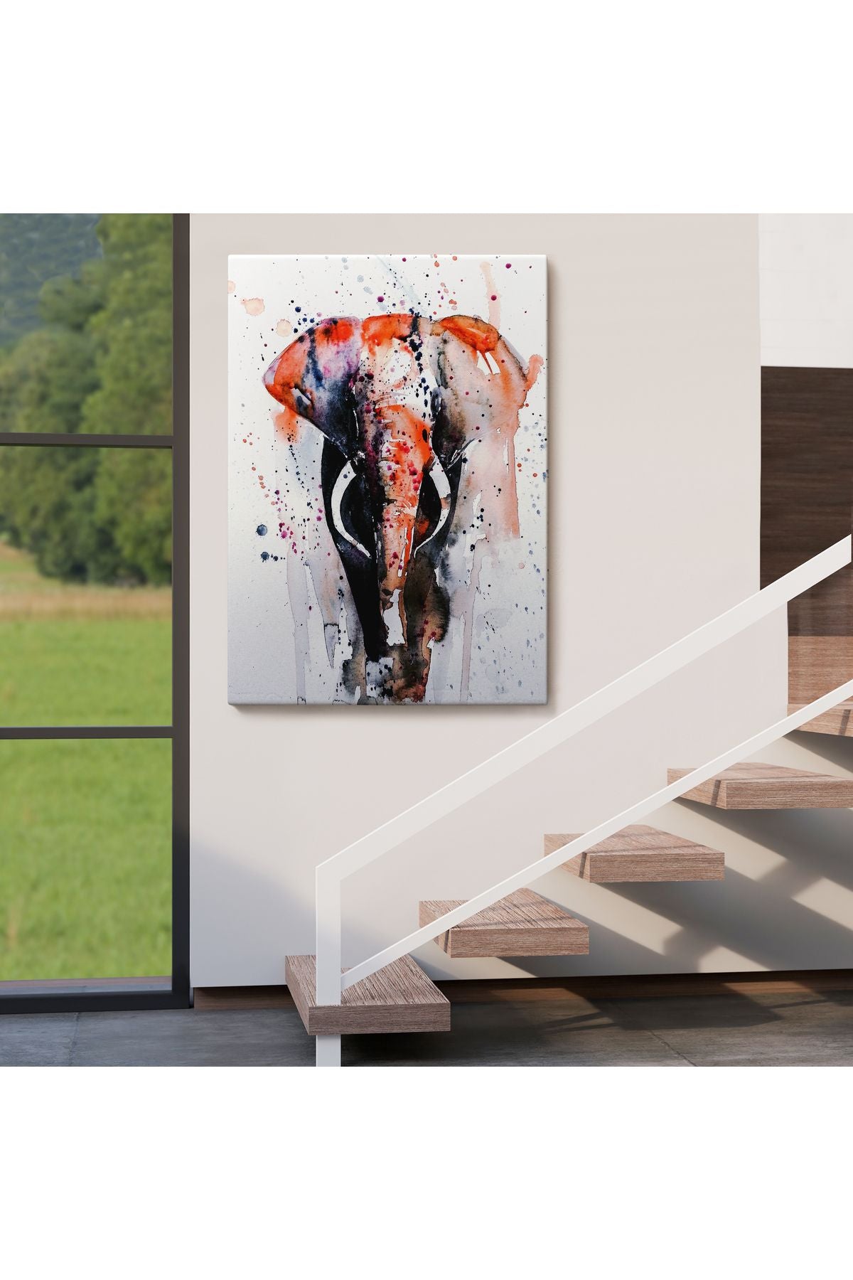 Fil Dekoratif Kanvas Tablo-5962