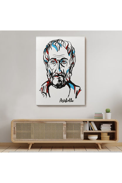 Aristoteles Dekoratif Kanvas Tablo-5919