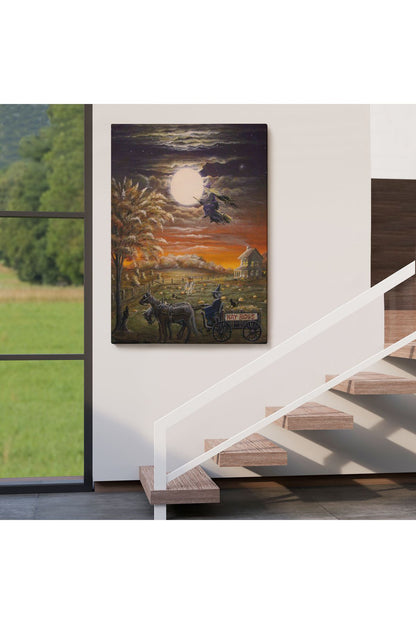 Cadılar Bayramı Helloven Dekoratif Duvar Tablosu -6251