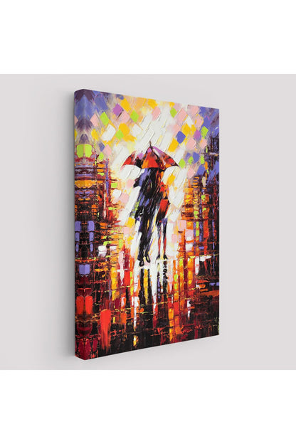 Yağmurda Yürüyen Sevgililer Tablo-5972