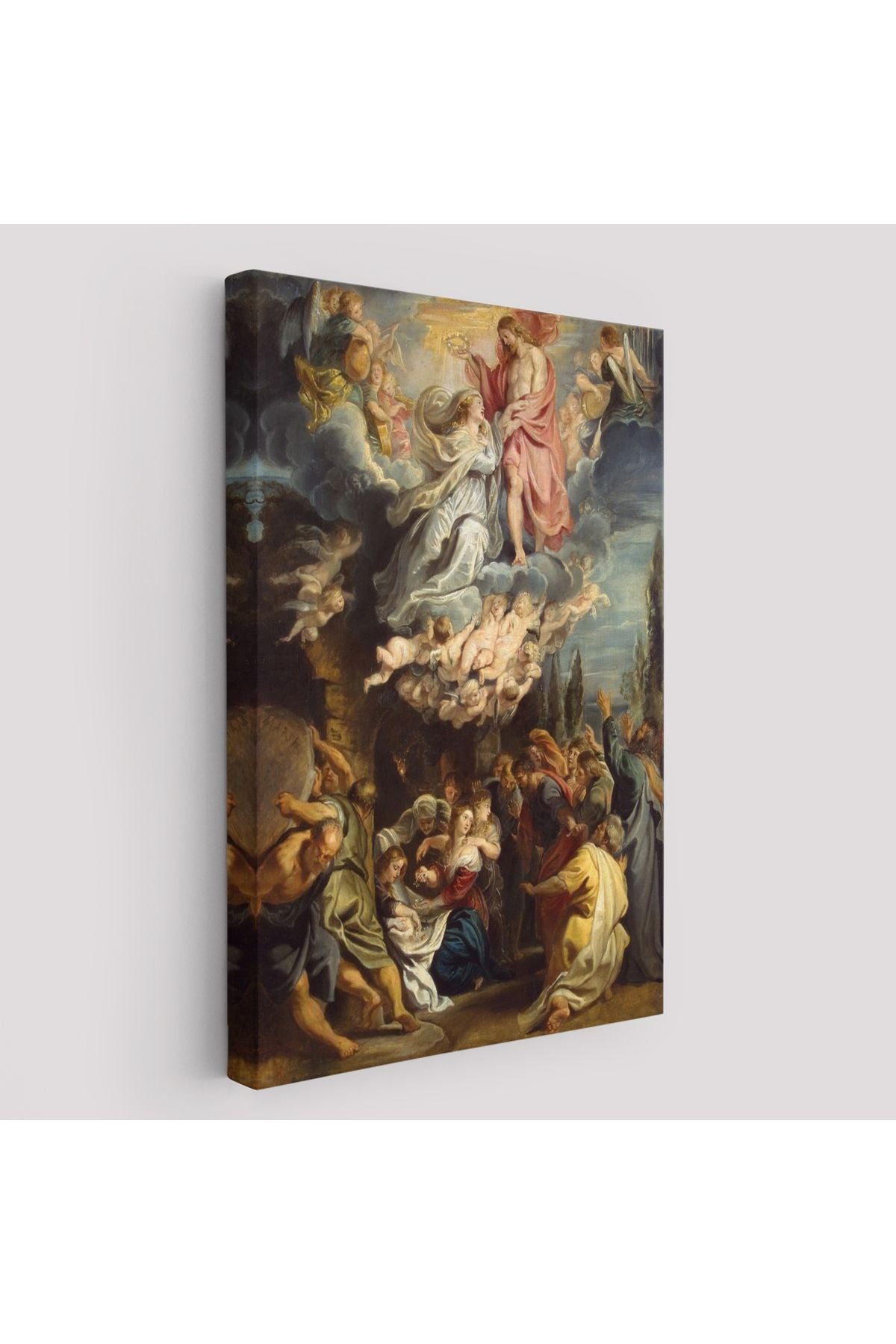 Taç Giyme TörenTablosu - Coronation of the Virgin 1644 Diego Velázquez -6473