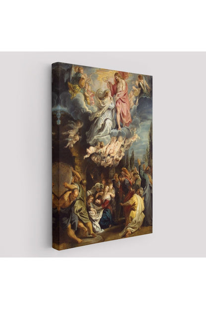 Taç Giyme TörenTablosu - Coronation of the Virgin 1644 Diego Velázquez -6473