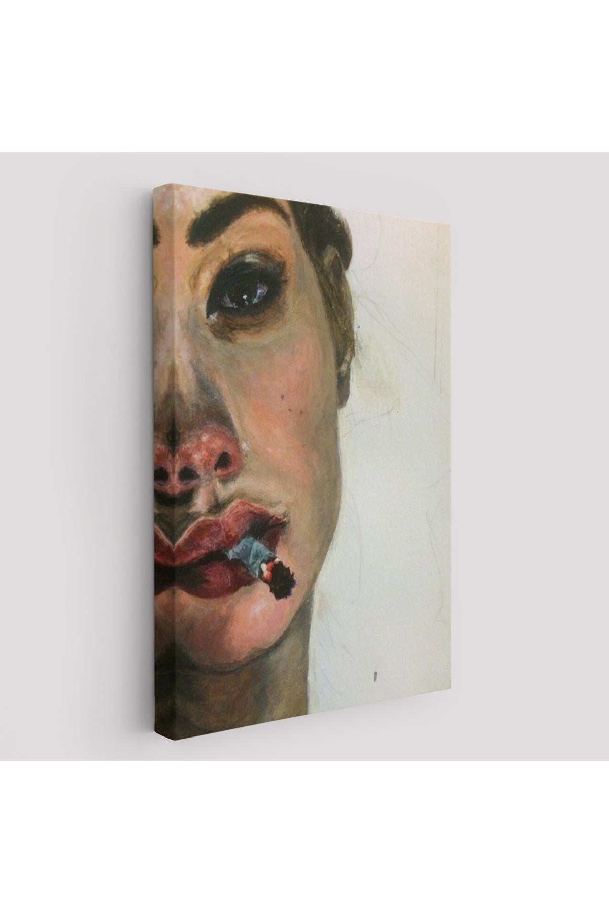 Sigara İçen Bitgin Kadın Tablosu-6019