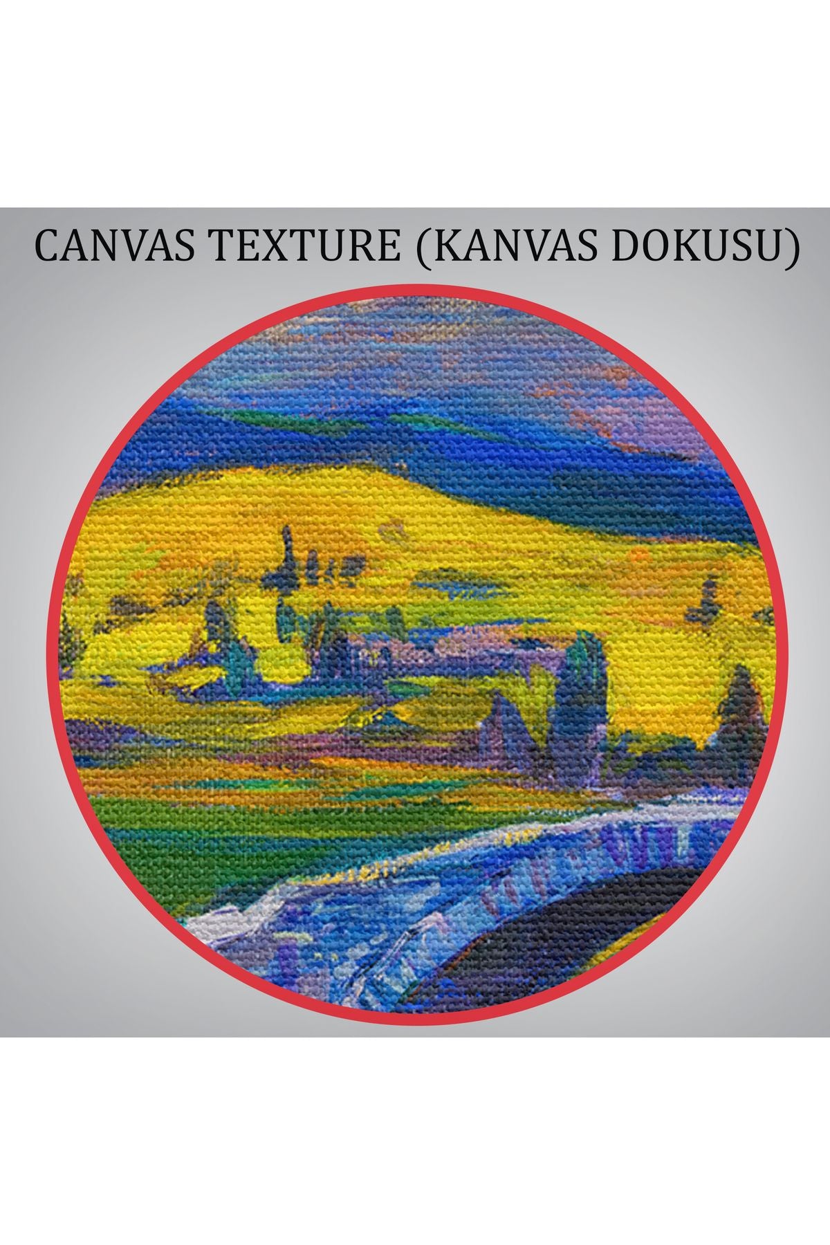 Köy Taşköprüsü Günbatımı Manzarası Duvar Tablosu-1202