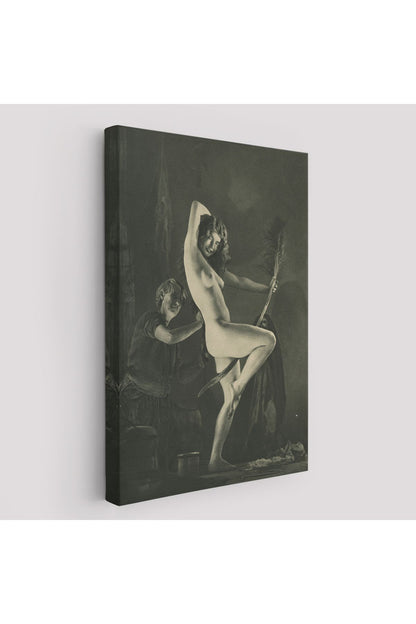 Şabat Gününe Hazırlık, William Mortensen Cadılar Bayramı - années 1930 Kanvas Tablo-5282