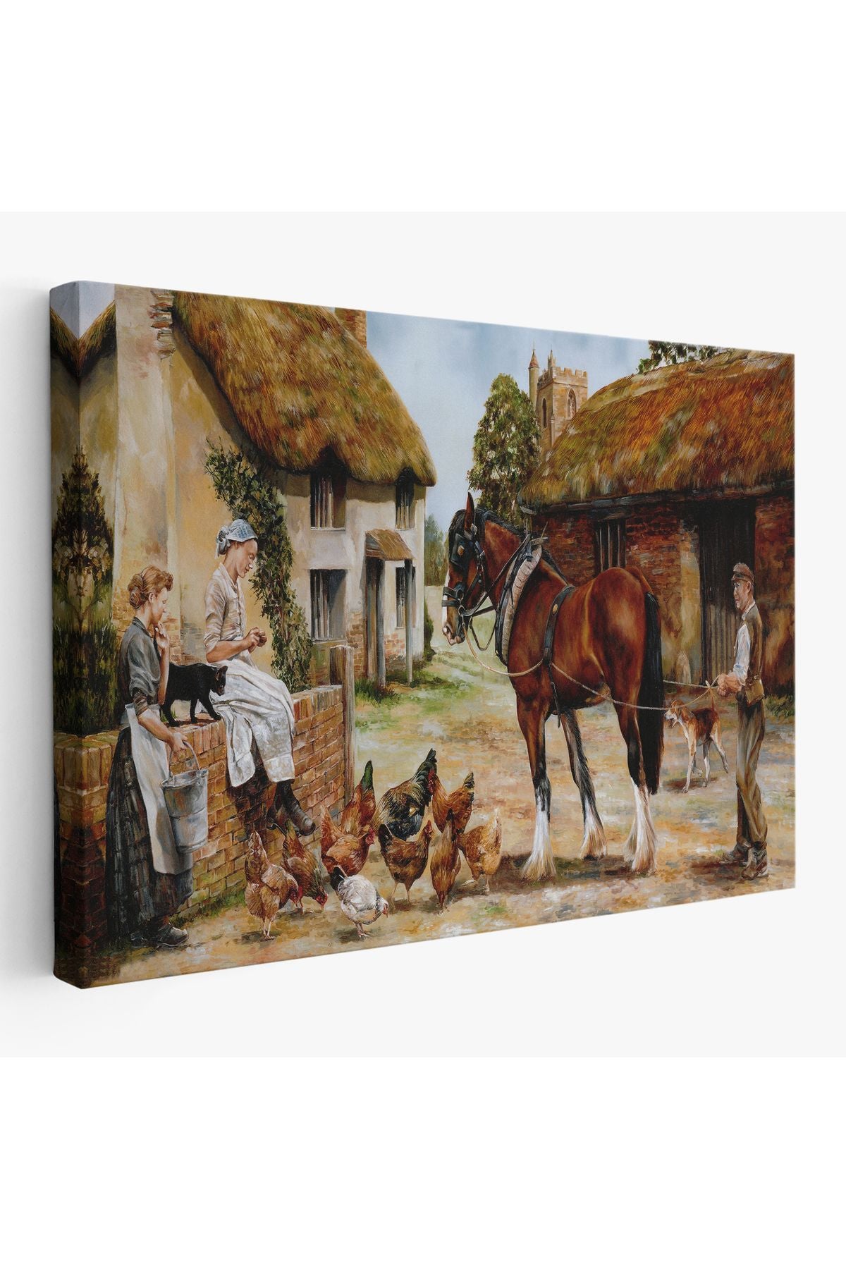 YB Ortacağ Alman Köyü Duvar Tablosu-6605