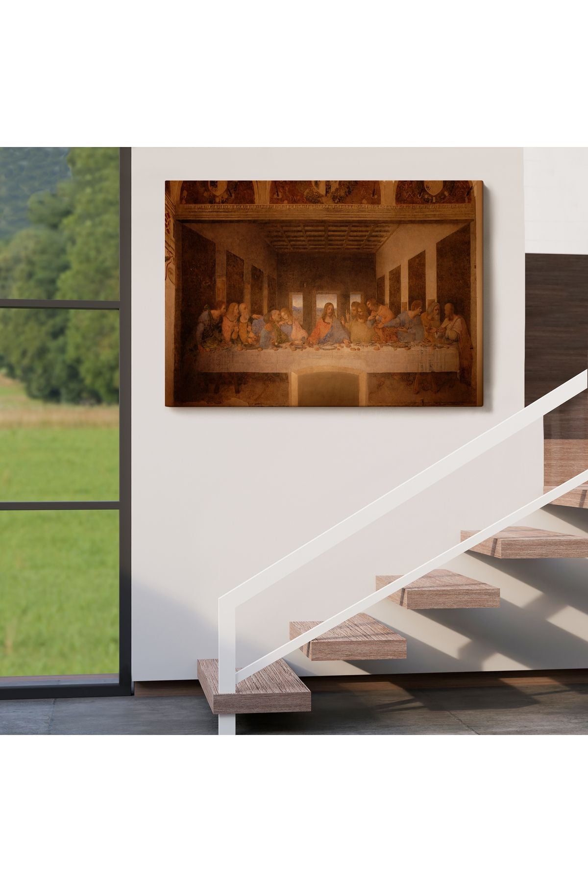 Da Vinci'nin Son Akşam Yemeği Kanvas Tablo-5188