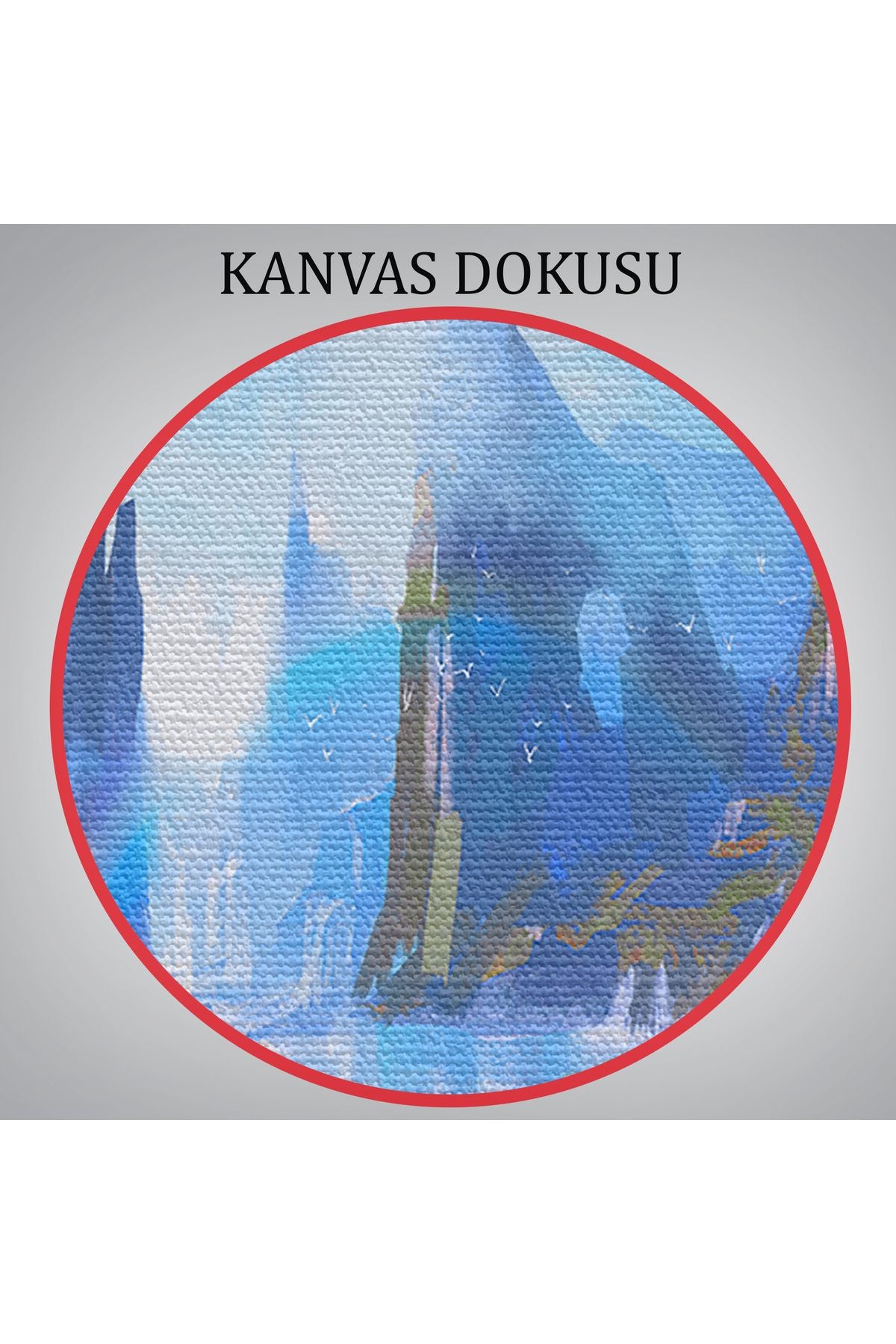 Doğada Yürüyen Kadın Manzarası Kanvas Tablo-5081