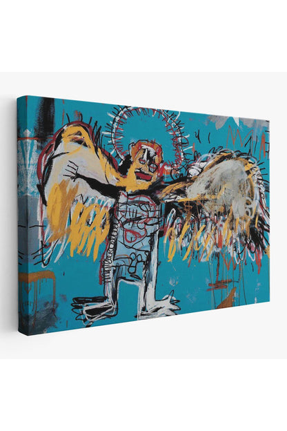 Jean Michel Basquiat'ın Düşmüş Melek Eseri Kanvas Tablo-5000