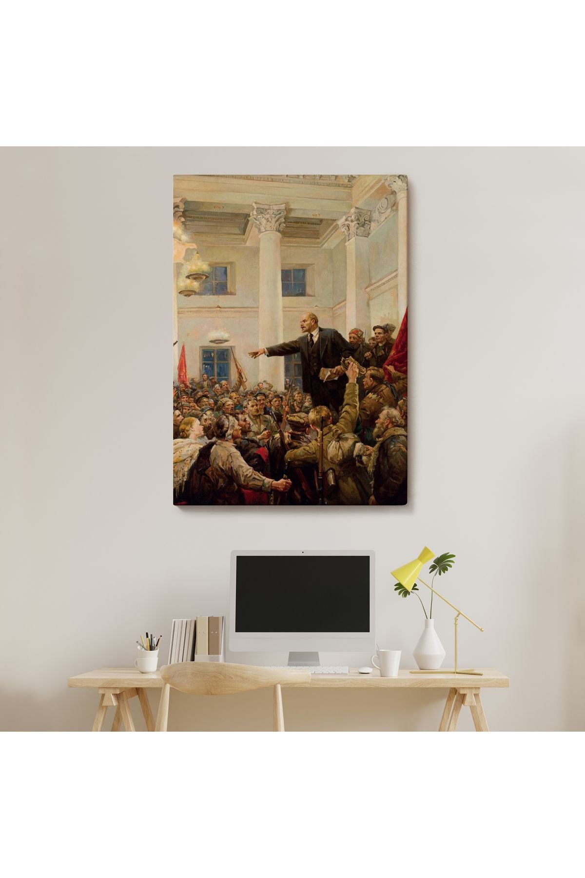 Lenin Petersburg'da Sovyetlerin İktidarını İlan Ediyor Tablo-6169