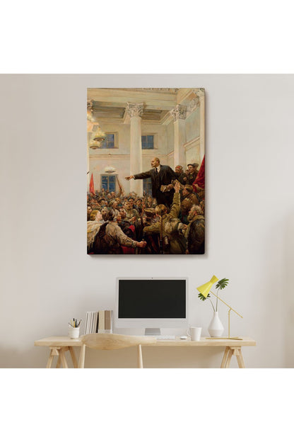 Lenin Petersburg'da Sovyetlerin İktidarını İlan Ediyor Tablo-6169