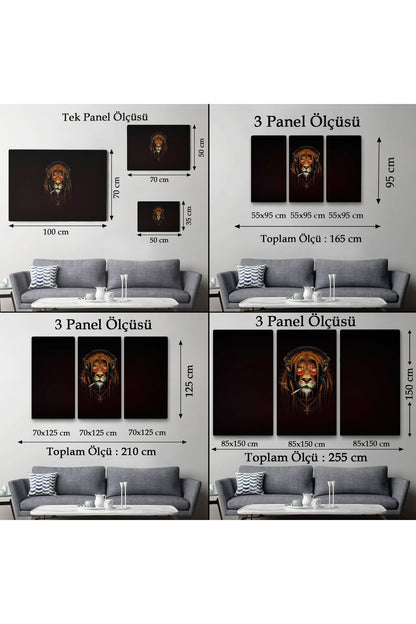 Dekoratif Kanvas Tablo-Amerikan Futbolu Soccer Duvar Tablosu 5391