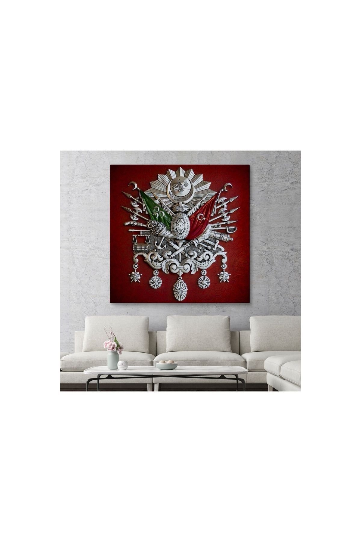 Osmanlı Tuğrası Kanvas Tablo-5885
