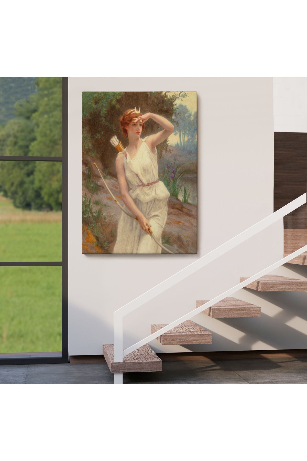 Guillamume Seignac Diana Roma Mitolojisinde Av Tanrıçası Duvar Tablosu-6056