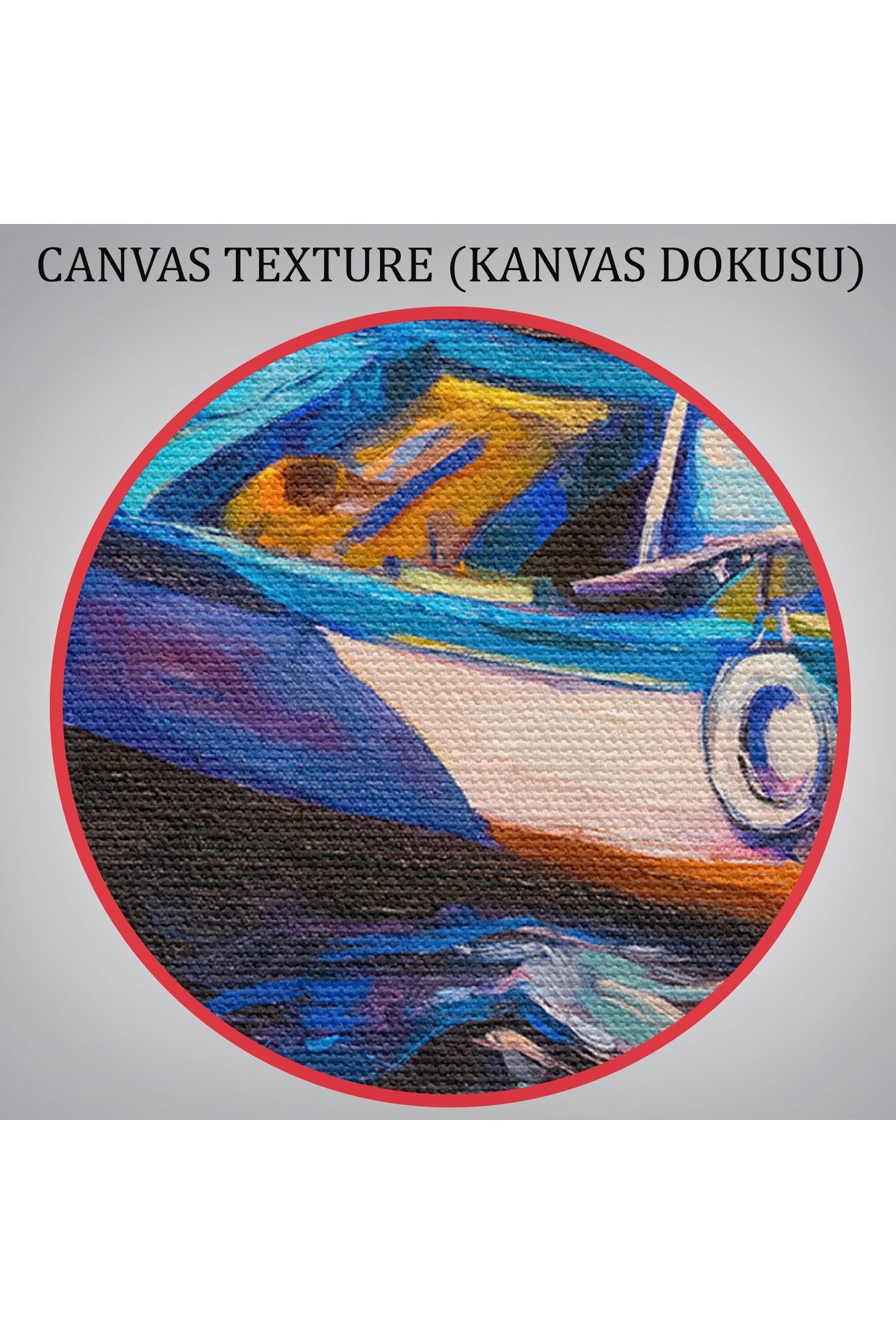 Balıkçı Tekneleri Kanvas Duvar Tablosu-1191