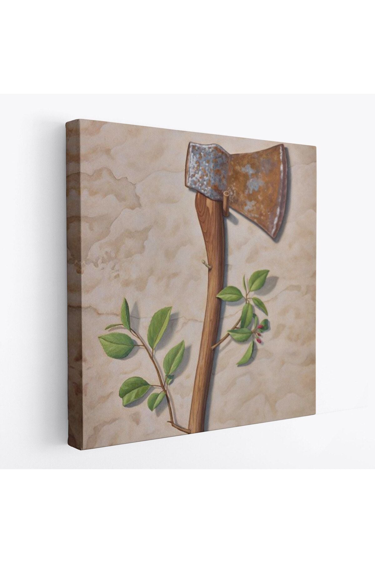 Çiçek Açan Batla Gerçeküstü Sanat Kanvas Tablo-5860