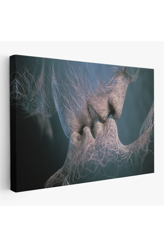 Erkek ve Kadın Sanatı Kanvas Tablo, Romantik Aşk Kanvas Tablo, Aşk Posteri-5378